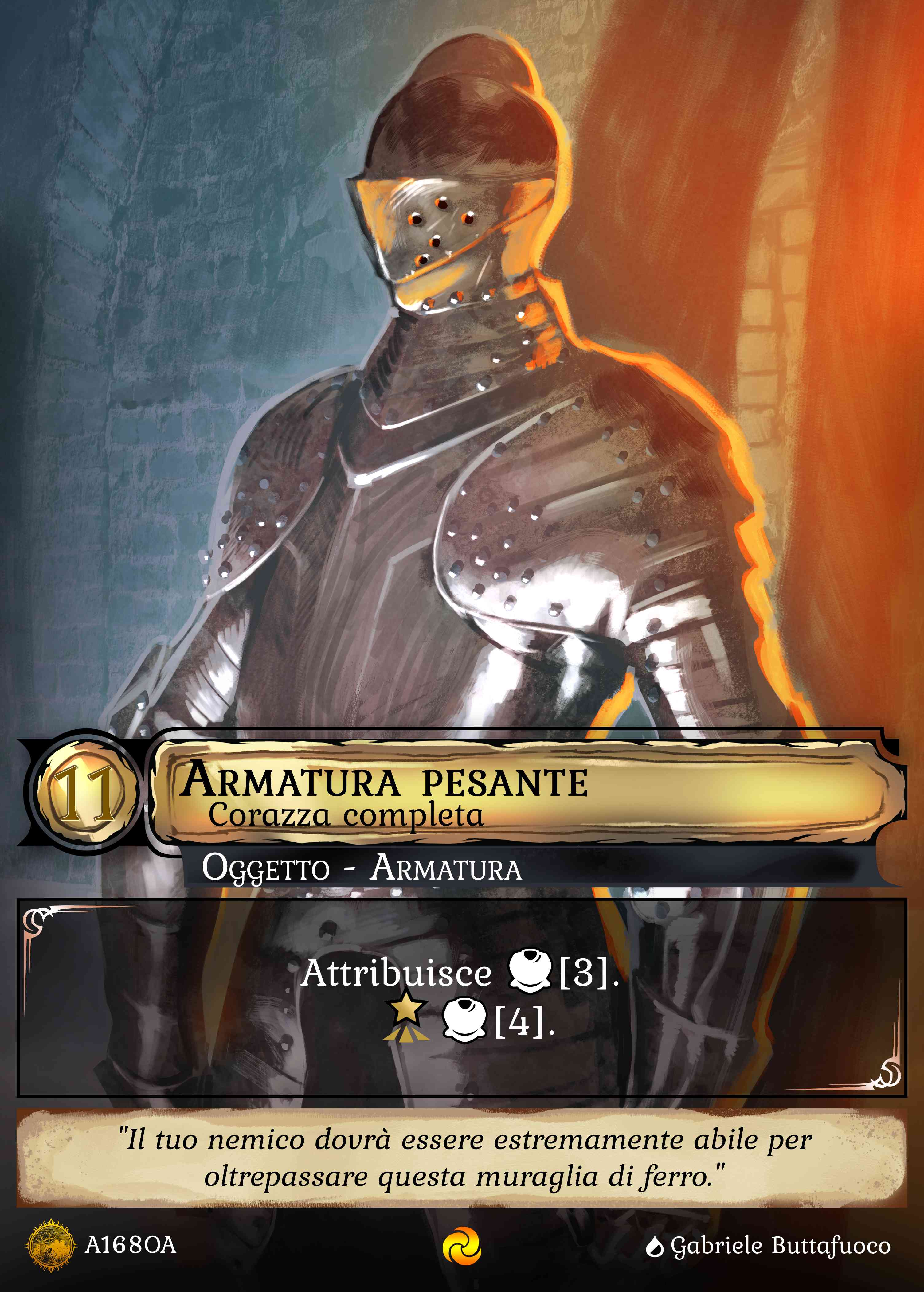 Armatura pesante
